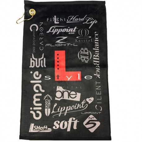 L-STYLE Schwarz Handtuch
