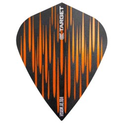 Plumas Target Darts Vision Ultra Spectrum Kite Naranja 332260