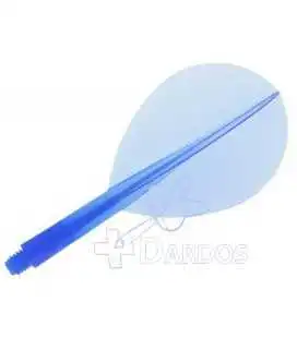 CONDOR Blaue kurze Birnenfedern.3 Stk.