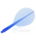 CONDOR Blaue kurze Birnenfedern.3 Stk.