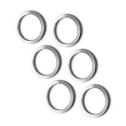 Anillos Shot Lock Rings Set Silver 6 Unidades Sh-sm3915